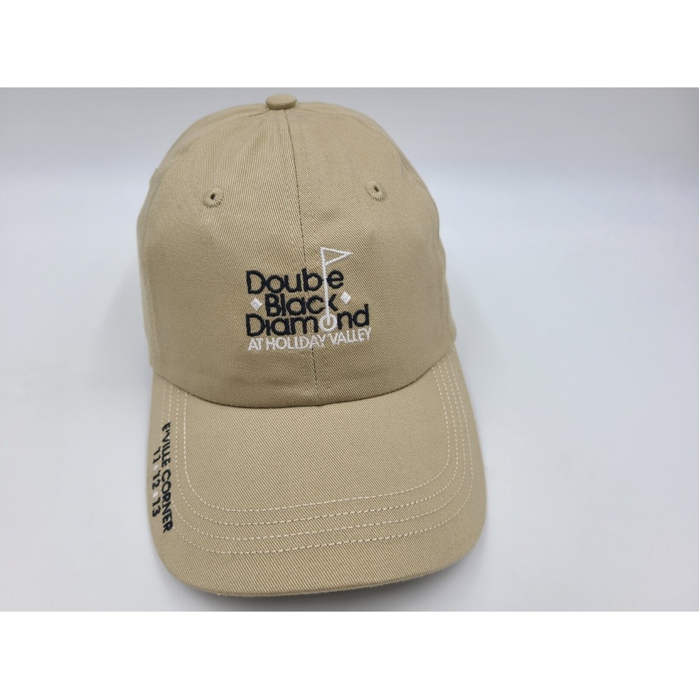 Holiday Valley‎ Double Black Diamond Valley Golf Course Ahead Adjustable Hat Cap